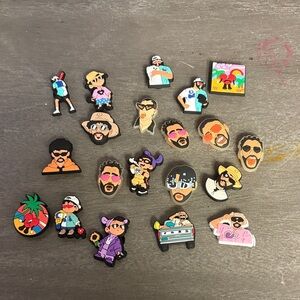 20 Bad Bunny Crocs Charms